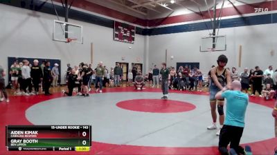 143 lbs Round 1 - Gray Booth, Ben Lippen vs Aiden Kimak, Carolina Reapers