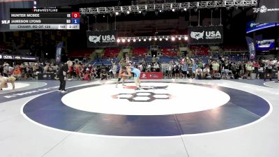 215 lbs Champ. Rd Of 128 - Hunter McBee, OK vs Jameson Lyons, MO