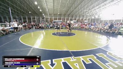 106 lbs Semis & 1st Wrestleback (8 Team) - William Bainbridge, Minnesota Red vs Trexden Olsen, Utah Gold