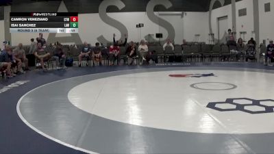 105 lbs Round 5 (6 Team) - Isai Sanchez, LAW/Crass vs Camron Veneziano, CT Whale