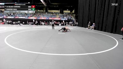 197 lbs Champ. Round 1 - Hunter Hall, Baker vs 14 Elias Corona, Southern Oregon
