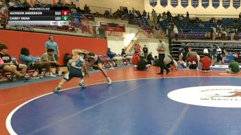 132 lbs Round 1 (16 Team) - Jackson Anderson, Oconee County vs Casey Dean, Long County