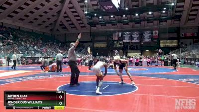 4A-120 lbs Cons. Round 3 - Jayden Leak, Wayne County HS vs Jonderious Williams, Troup