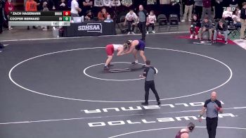 Cons. Round 2 - Cooper Bernard, Dakota Valley vs Zach Hagemann, Brookings