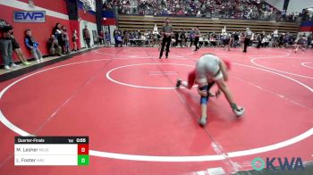 76 lbs Quarterfinal - Matthew Lesher, Mojo Grappling Academy vs Logan Foster, Keystone Wrestling Club