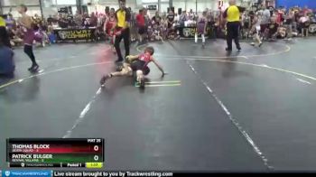 72 lbs Semis & 1st Wrestleback (8 Team) - Patrick Bulger, Revival Villains vs Thomas Block, Death Squad