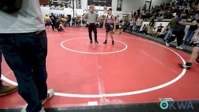 160 lbs Quarterfinal - Sterling King, R.A.W. vs Dakota Poteet, Wagoner Takedown Club