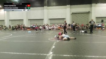 56 lbs Round 4 (8 Team) - Sebastian Cooper, Rabbit Wrestling Club vs Philip Espinosa, Alpha Elite