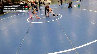 67 lbs Cons. Round 3 - Braxton Bertsch, Malcolm vs Ezekiel Hernandez, HAWK