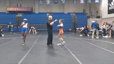 124 lbs Champ. Round 2 - Rihanna Loomis, Allen vs Rose Kaplan, Indiana Tech