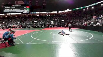 76 lbs Semifinal - Dallas Frank, NMR3 vs Karalena Rodriguez, LDYA