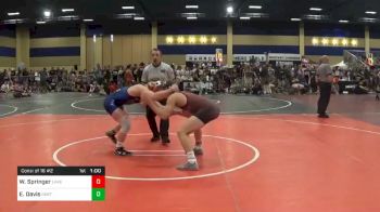Match - Wyatt Springer, Lake Stevens Wrestling Club vs Ethan Davis, Inwtc