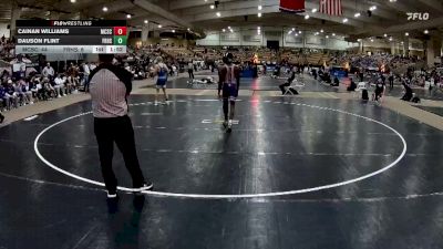 144 lbs Semis (4 Team) - Cainan Williams, McCallie School vs Dauson Flint, Father Ryan High School