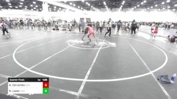 101 lbs Quarterfinal - Noelle Cervantes, Espana WC vs Nevaeh Lopez, Lockjaw WC