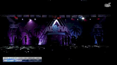 Heir Cheer - Legacy [2026 L2 Junior - Flex - D2 - Medium Day 1] 2026 Aloha Portland Showdown