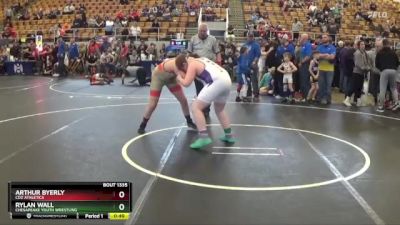 140/HWT Round 5 - Rylan Wall, Chesapeake Youth Wrestling vs Arthur Byerly, CDZ Athletics