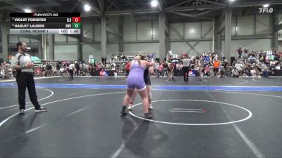 200 lbs Cons. Round 1 - Hadley Lauber, Oakley Wrestling Club vs Violet Forister, ElDorado
