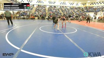 95 lbs Rr Rnd 1 - Kimberly Gerhardt, Barnsdall Youth Wrestling vs Acelynn Hauenstein, Tiger Trained Wrestling