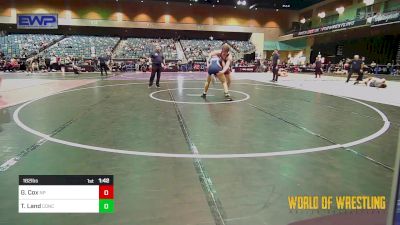 182 lbs Consolation - Gabe Cox, New Plymouth vs Tucker Land, Concede Nothing