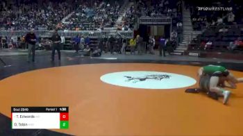 2A-138 lbs Champ. Round 1 - Tucker Edwards, Wright vs Dakota Tobin, Moorcroft