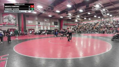 120 lbs Cons. Round 3 - Mikayla Sanchez, Eleanor Roosevelt vs Kimberly Acosta, Los Osos
