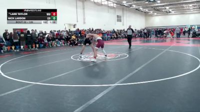 139 lbs Champ. Round 1 - Nick Larson, LeSueur-Henderson vs Lane Taylor, Wabasso