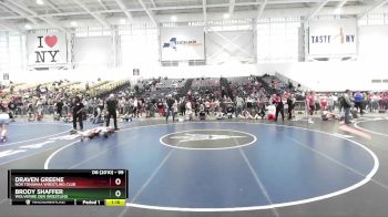 99 lbs Cons. Round 3 - Brody Shaffer, Wolverine Den Wrestling vs Draven Greene, Nor Tonawaa Wrestling Club