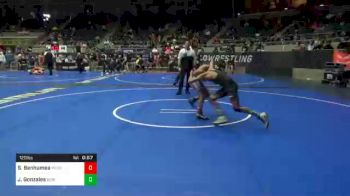 120 lbs Consolation - Stevan Benhumea, Mcdonald County WC vs Josiah Gonzales, Brighton WC