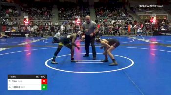 115 lbs Prelims - Garrett Rine, Waverly WC vs Brandon Hardin, Team Lindsey/Southwest Select
