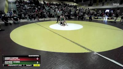 102 lbs Quarterfinal - Jared Coffee, Swarm Wrestling Club vs Dominic Cicero, Poway Elite