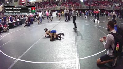 62 lbs Champ. Round 2 - Graham Hansen, Syracuse Mat Club vs Roman Simonsen, Wahoo Wrestling Club