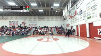 115 lbs Cons. Round 7 - Brooklyn Lanningham, Columbia vs Amy Twait, Meridian