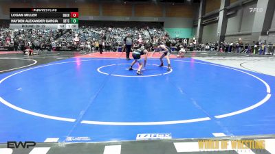 120 lbs Round Of 32 - Logan Miller, Duchesne vs Hayden Alexander Garcia, Silvaback Training Center