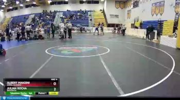 145 lbs 1st Place Match - Julian Rocha, Braddock vs Albert Manzini, Doral Academy