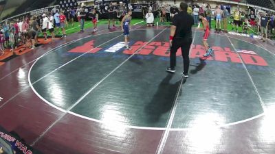 88-94 lbs Champ. Round 3 - Keian Linnell, Utah vs Shia Bargayo, Hawaii