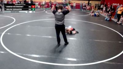 45 lbs Quarters - Hunter Mcsweeney, Payette Wrestling Club vs Arlow Cervantes, Grizzly Wrestling Club