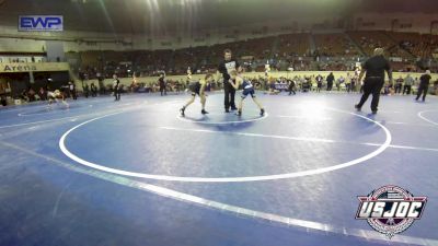 70 lbs Consi Of 8 #2 - Easton Long, Marlow Outlaws vs Jaxson Williams, Tecumseh Youth Wrestling