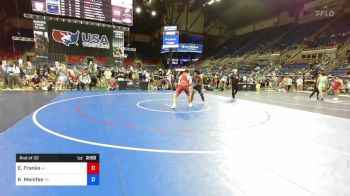 195 lbs Rnd Of 32 - Evan Franke, Iowa vs Kingsley Menifee, Virginia