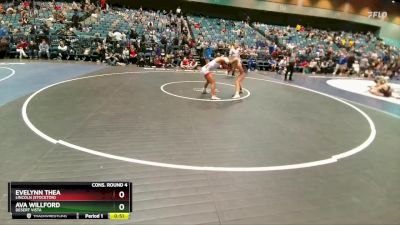 130 lbs Cons. Round 4 - Evelynn Thea, Lincoln (Stockton) vs Ava Willford, Desert Vista