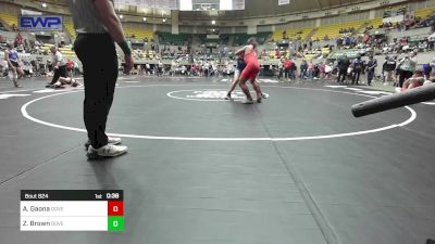 182 lbs Semifinal - Abdel Gaona, Dover Youth Wrestling Club vs Zeke Brown, Dover Youth Wrestling Club