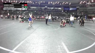 120 lbs Semifinal - Gabriel Bravo, Scorpions vs Colton Thomas, Lower Cape May
