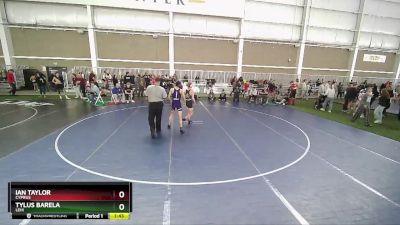 126 lbs Cons. Round 2 - Tylus Barela, Lehi vs Ian Taylor, Cyprus