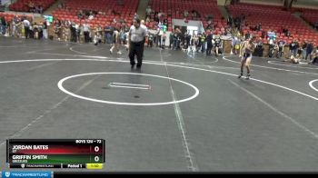 72 lbs Semifinal - Griffin Smith, Grizzlies vs Jordan Bates, GT