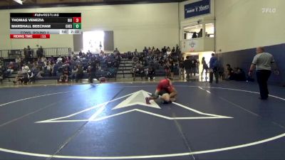 165 lbs Cons. Round 2 - Marshall Beecham, Cuesta College vs Thomas Venezia, Unattached