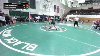 145 lbs Cons. Semi - Cynthia Martinez, Indian Spring vs Leah Lespinosa, Adelanto