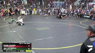 63 lbs Semifinal - Isac Catterfeld, Birch Run PFY WC vs Chase Courter, Springport Spartans