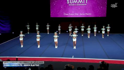 Cheer Fusion Elite - Senior Electric [2026 L3 Senior - D2 - Small - B Wild Card] 2026 The D2 Summit