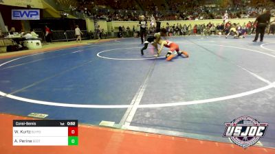 80 lbs Consolation - Willie Kurtz, SlyFox Wrestling Academy vs Austin Perine, Scots Wrestling Club