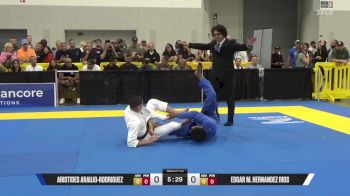 Edgar M. Hernandez Rios vs Aristides Araujo-Rodriguez 2025 World Master IBJJF Jiu-Jitsu Championship