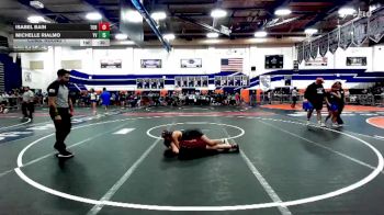 105 lbs Cons. Round 1 - Isabel Bain, Torrance vs Michelle Rialmo, Yucca Valley